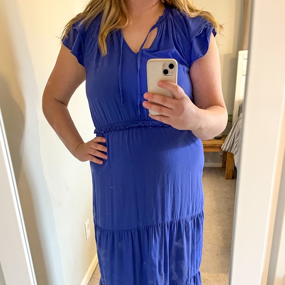 Old Navy Royal Blue Maxi Dress